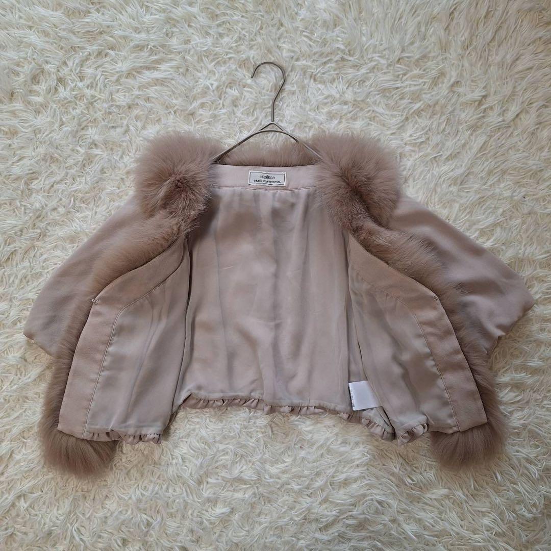 専用✨グレースコンチネンタル フォックスファーボレロ パーティ カーディガン