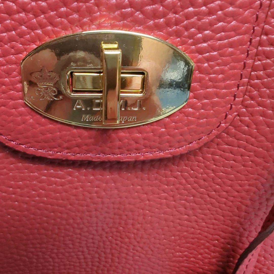 パ*ダ様 新品未使用 ADMJ アクセソワ トートバッグ シボ加工 A4可能