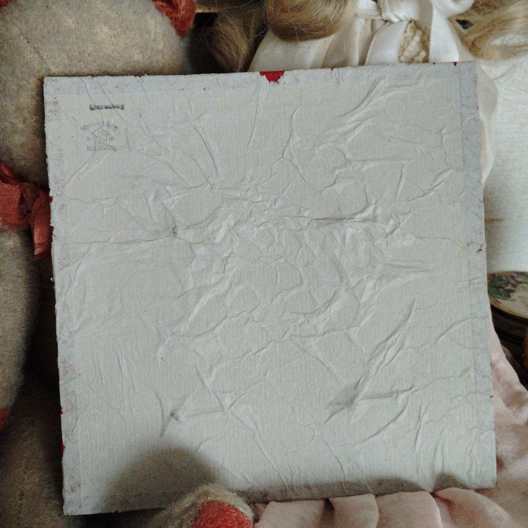 アンティーク♡レアなペアの道化師♡ミニョネット台紙付き