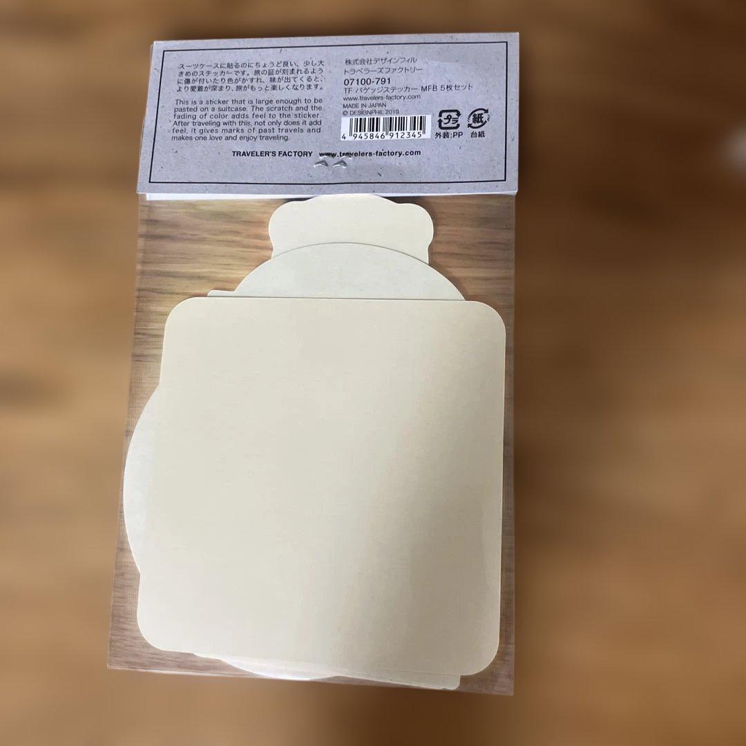 トラベラーズファクトリー　マニュアルファクトリー　プラスチャーム　ステッカー