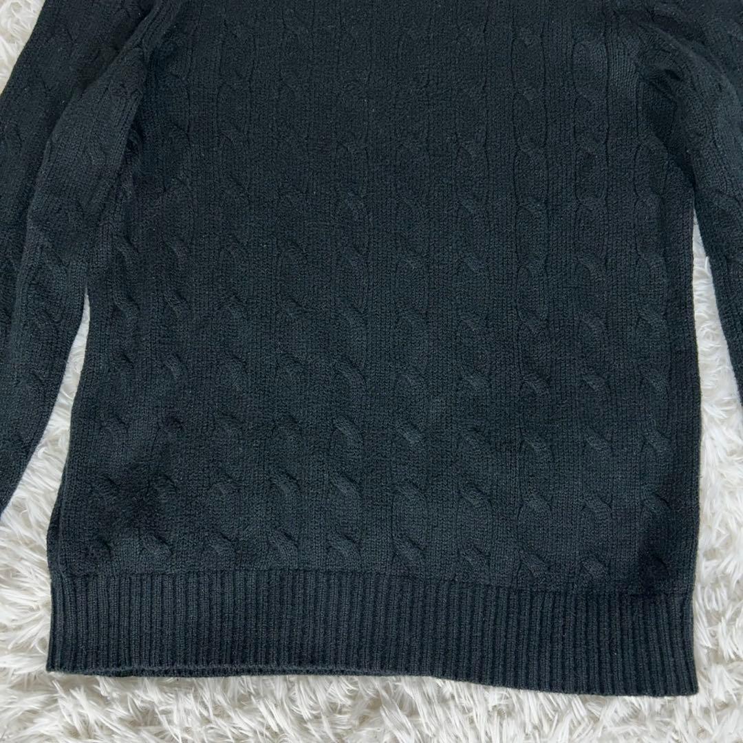 美品✨ポロラルフローレン ケーブルニット セーター コットン クルーネック M