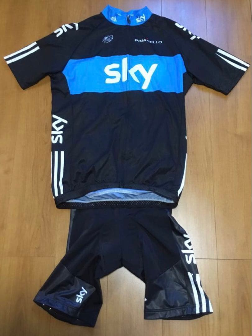 未使用品 Team sky サイクルウエア 上下セット adidas 製