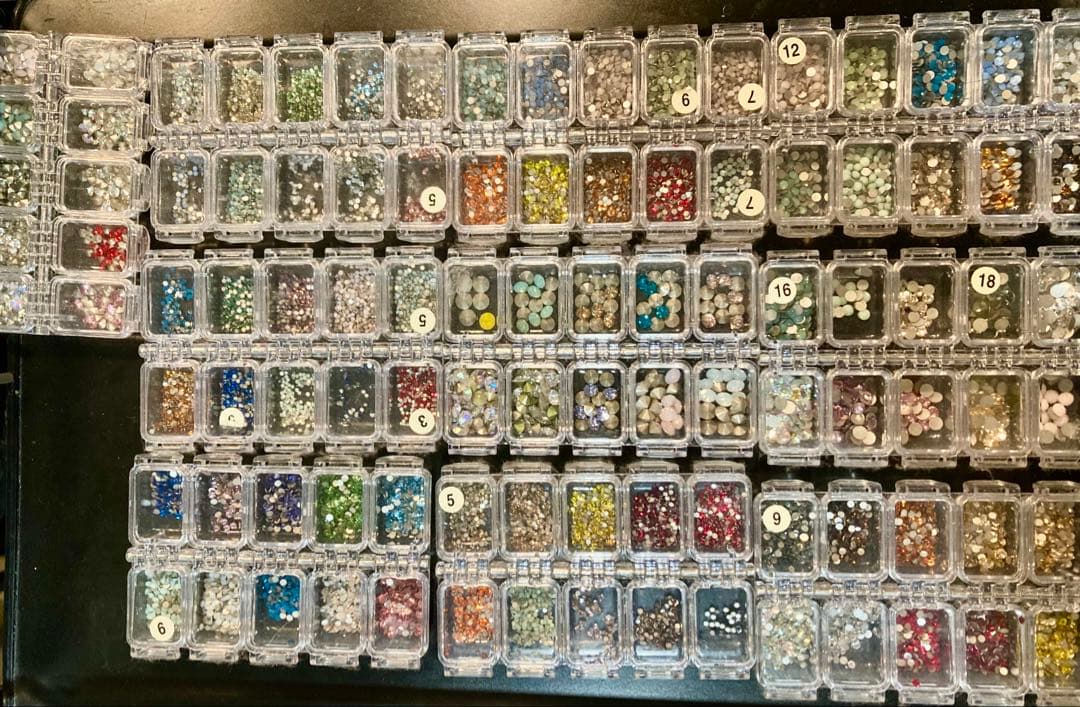 ネイルパーツ　スワロストーン　ファイル色々