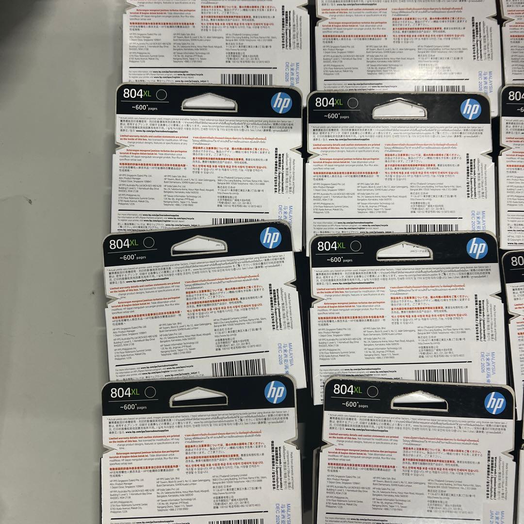 HP 804XL 20点　黒　三色1点