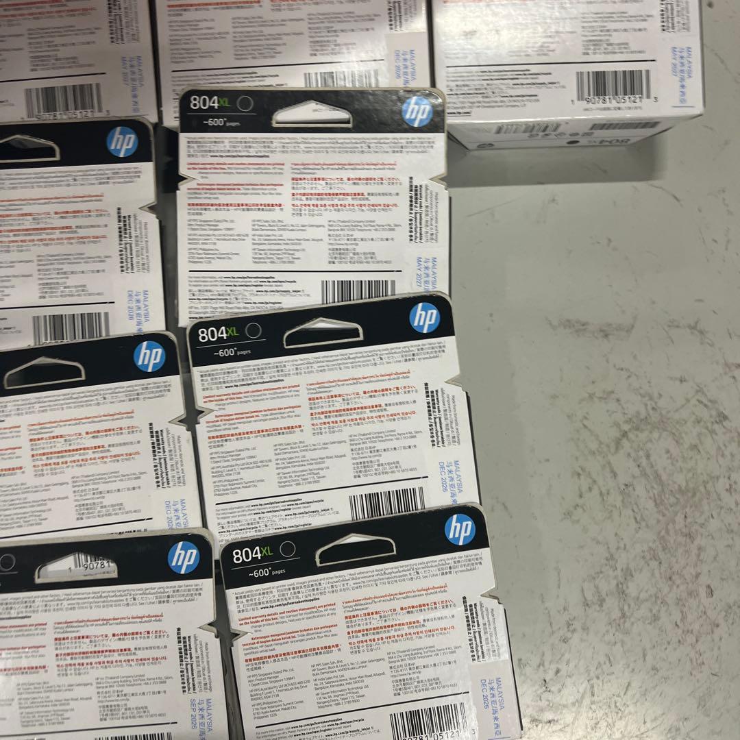HP 804XL 20点　黒　三色1点