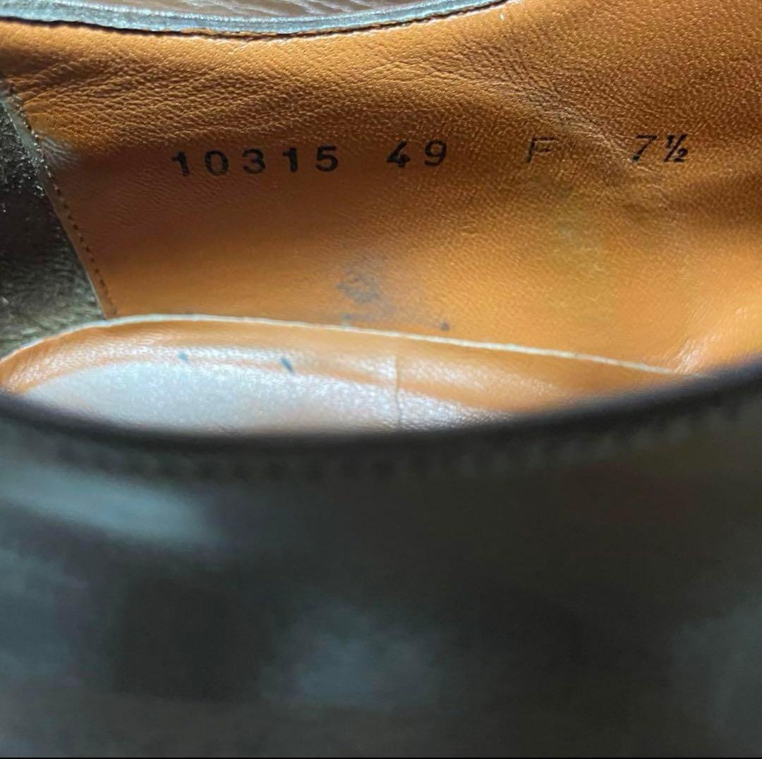 サントーニ　ブラウンレザー ビジネスシューズ