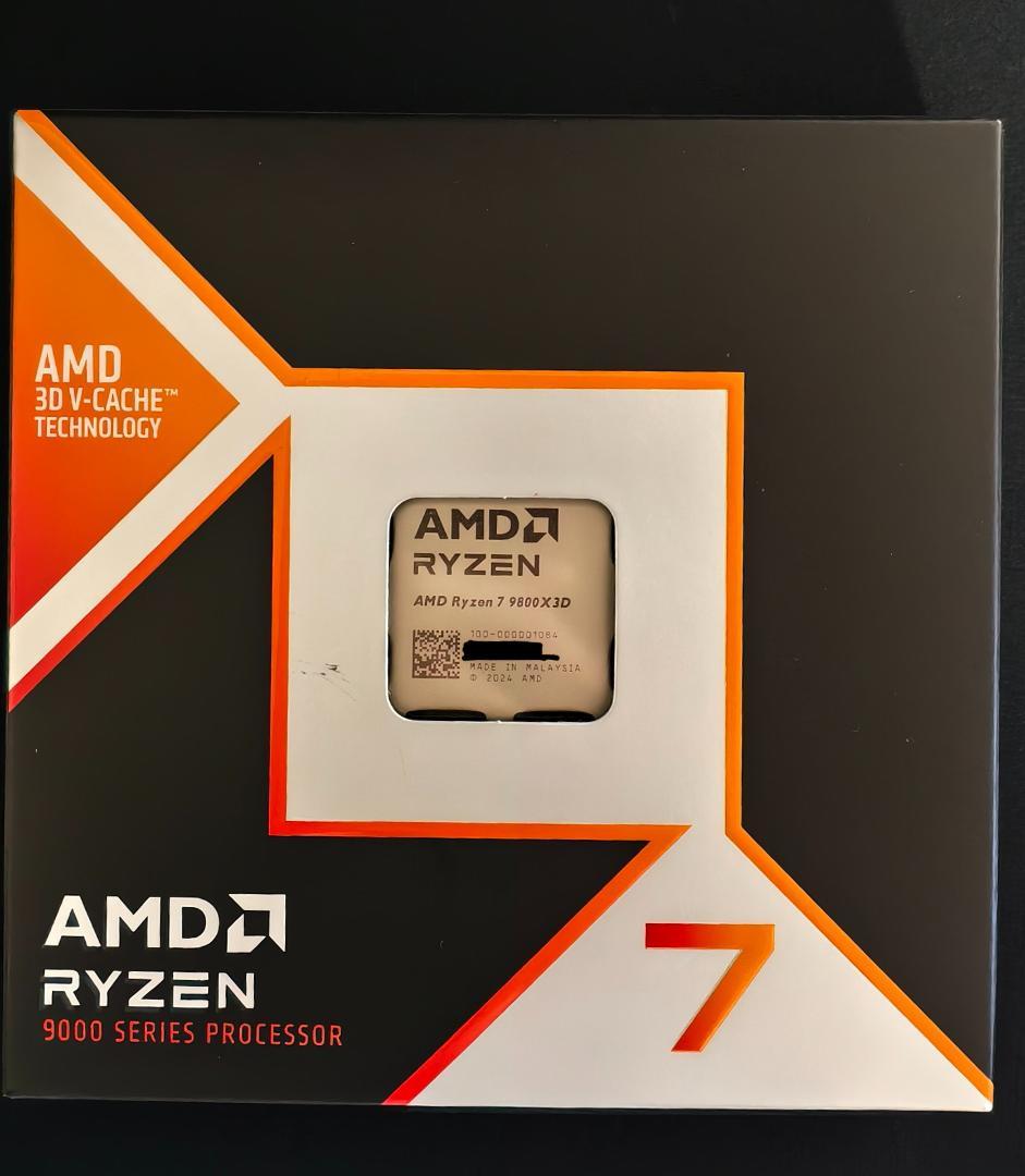 新品未開封 AMD Ryzen7 9800X3D