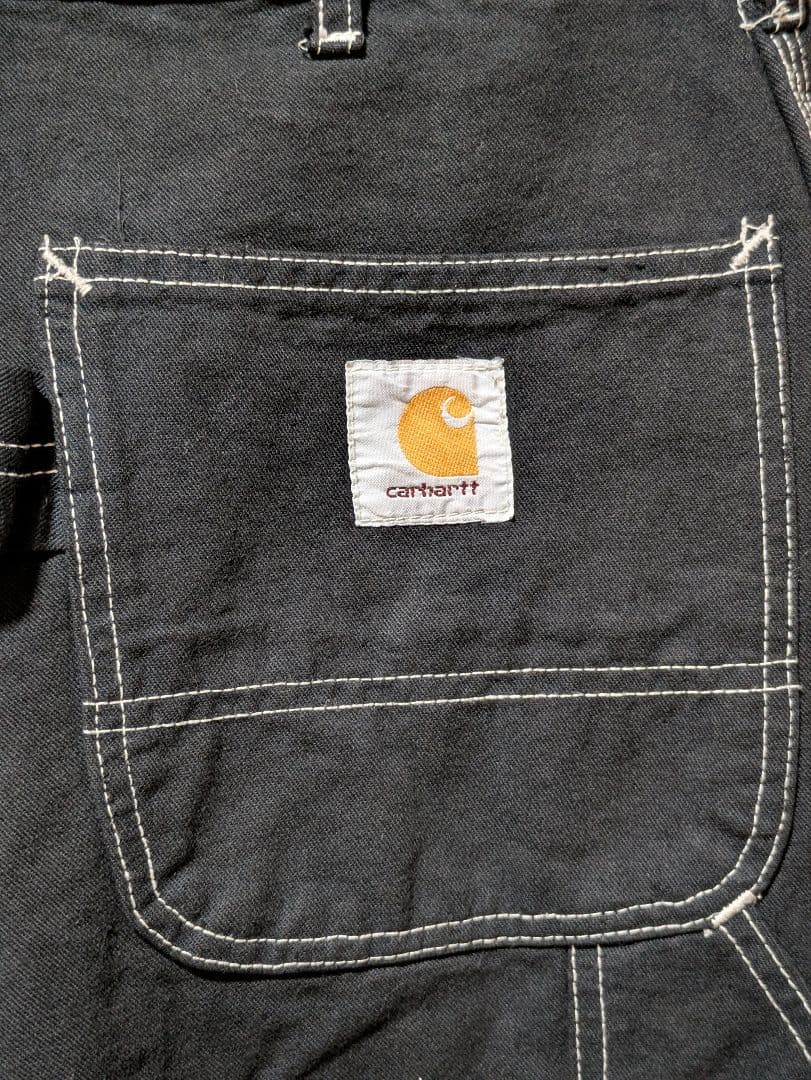 90s カーハート　ワイド　ペインター　usa シングルニー　後染　山田蓮 長瀬