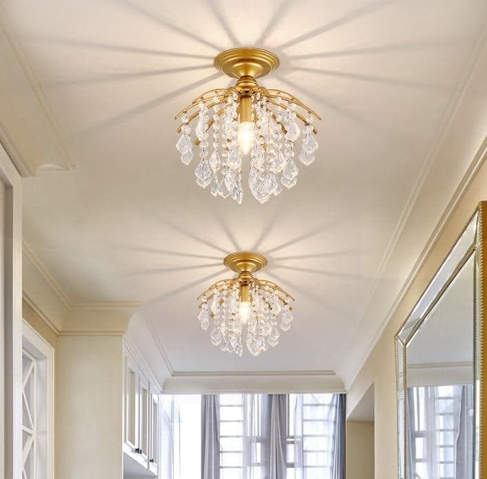 【M2286-120-90】北欧クリスタル シーリングライト E26対応