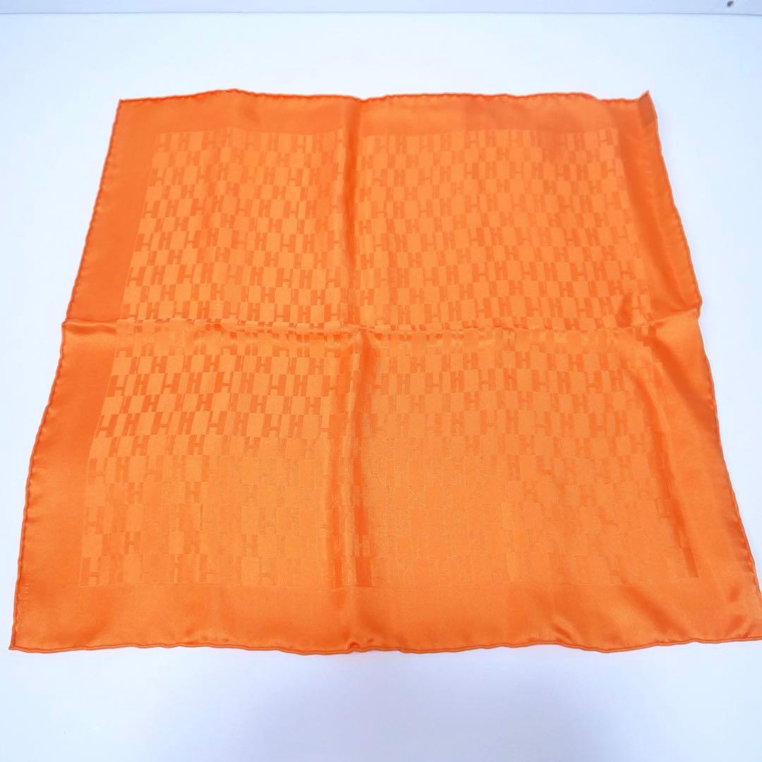 未使用 箱付き HERMES シルク100% カレ40 プチカレ ハンカチーフ