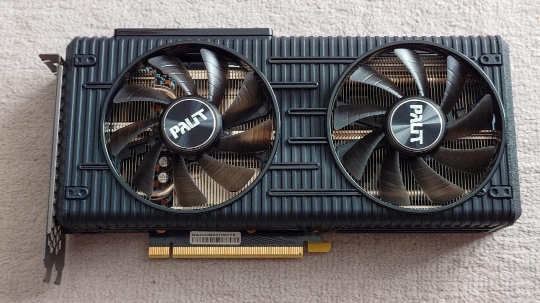 グラフィックボード・グラボ・ビデオカード Palit GeForce RTX 3060Ti Dual OC 8GB