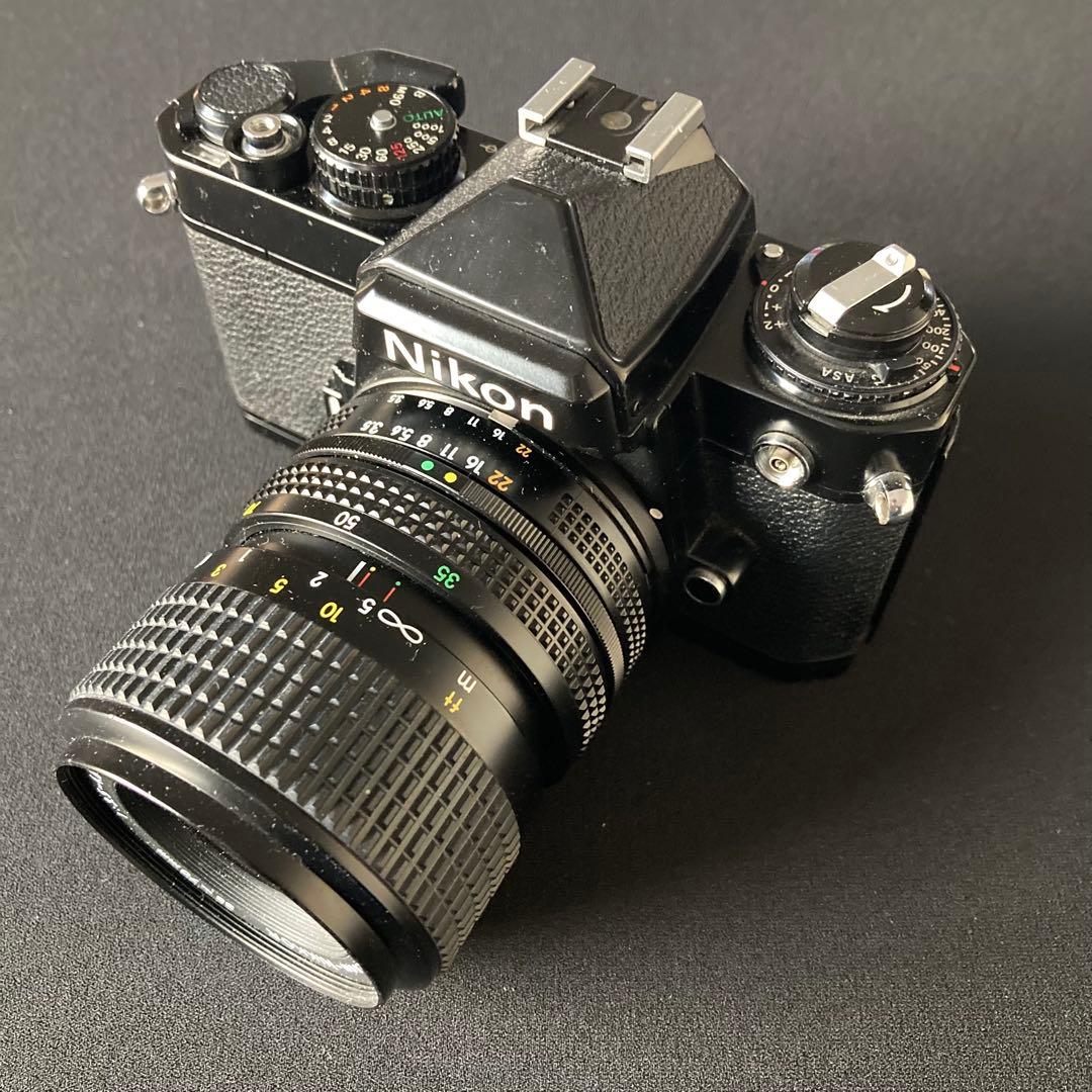 【難あり】NIKON FE 35-70mm フィルムカメラ 一眼レフ