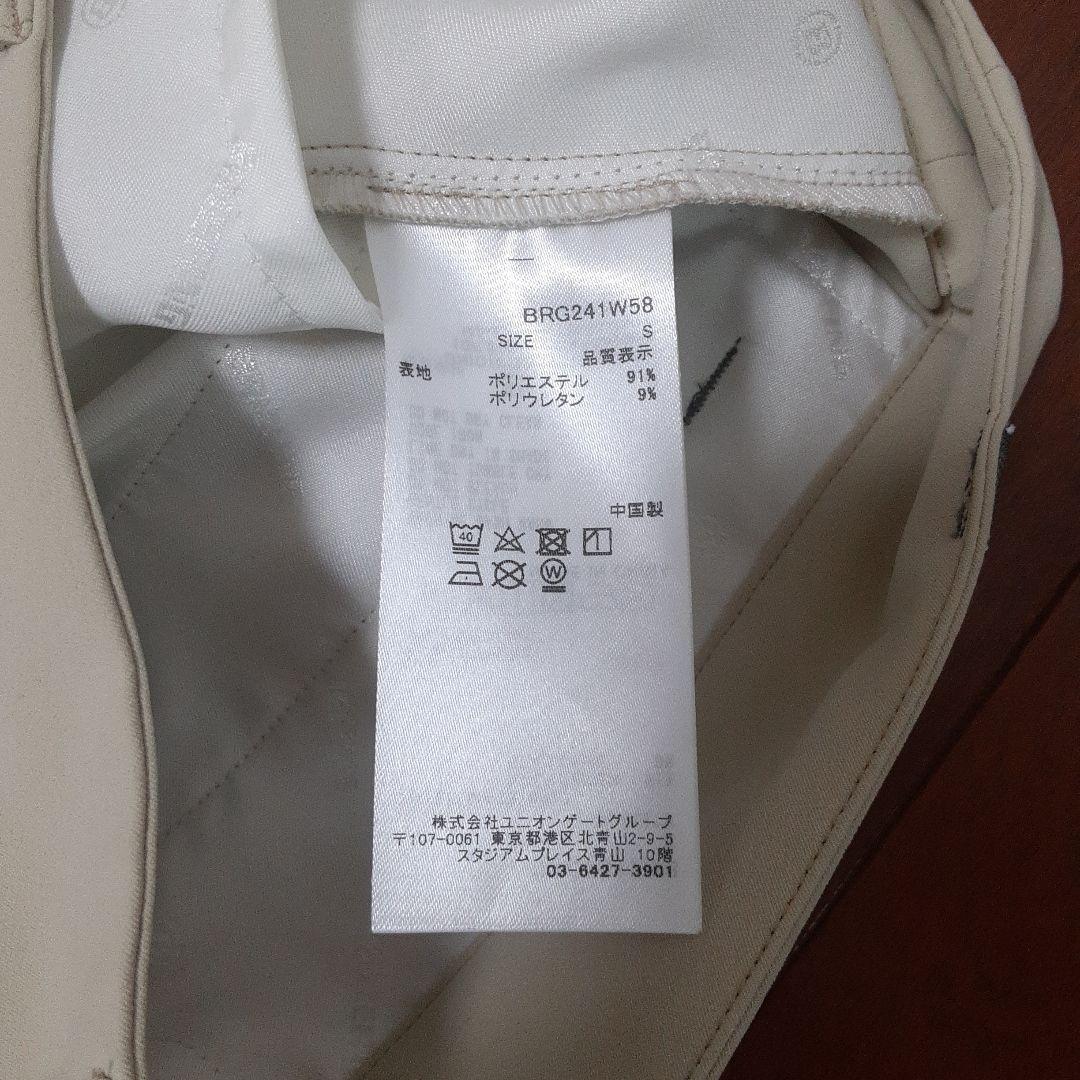 つばき　新品　B5IEFING ゴルフ　スカート　ベージュS 春夏用