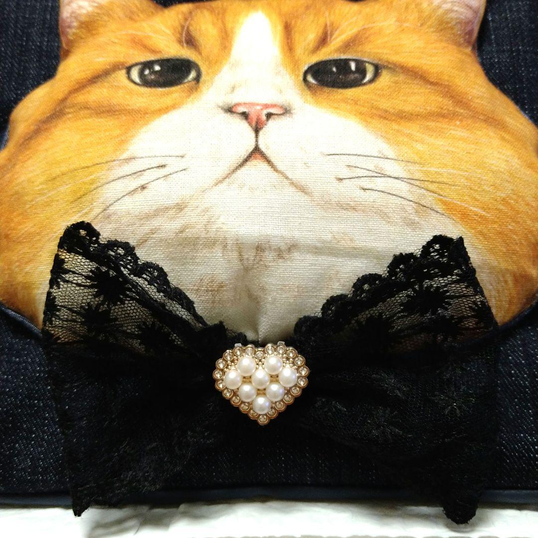 お*ん様 コヤンイサムチョン☆スクエアトートバッグ　デニム＆もこもこボア　ふてに