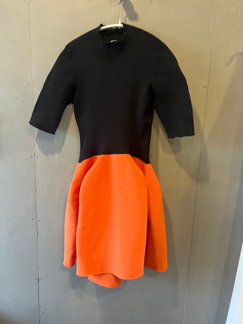 CFCL pottery dress1 半袖ニットワンピ