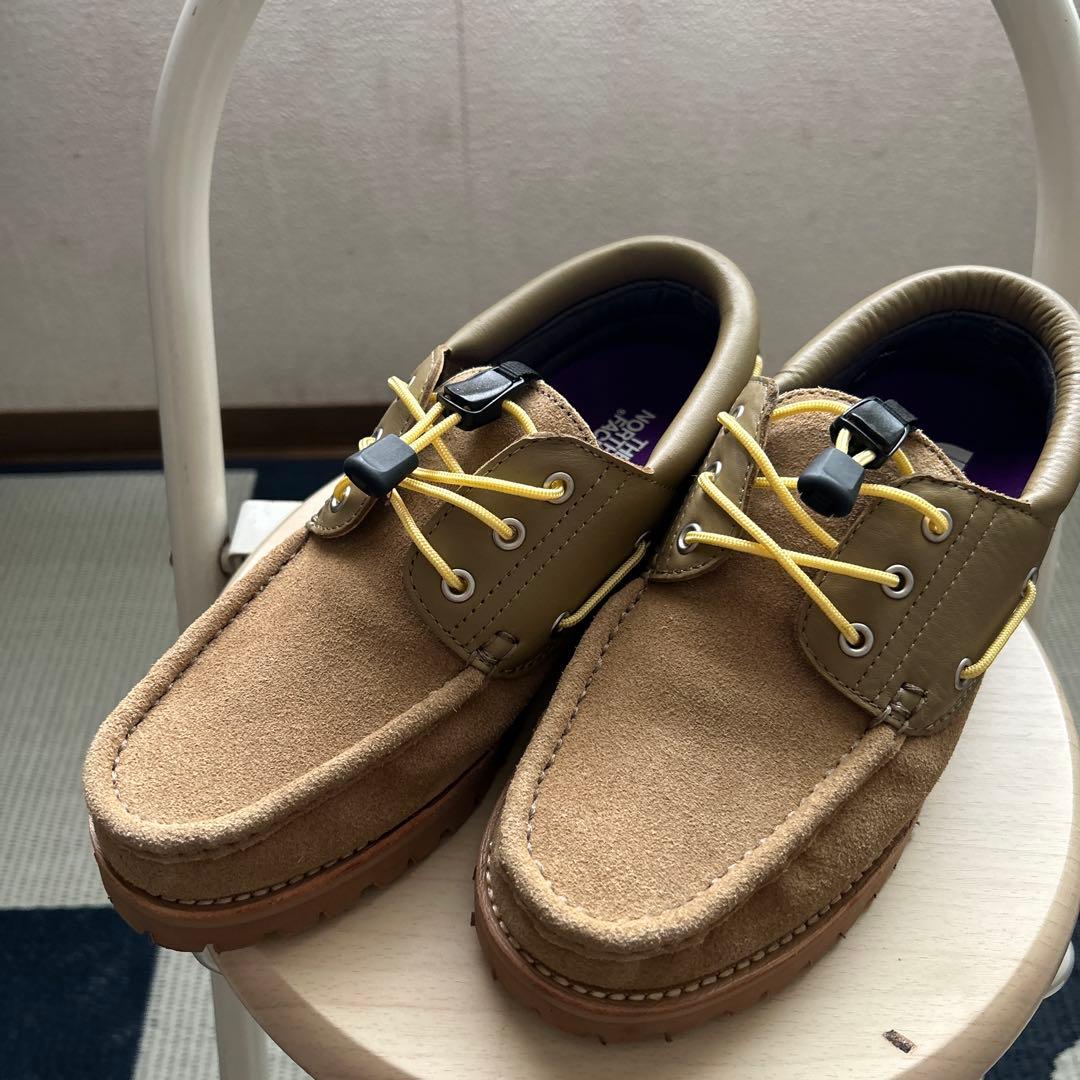 ノースフェイス　パープルレーベル　モカシンシューズ　24㎝