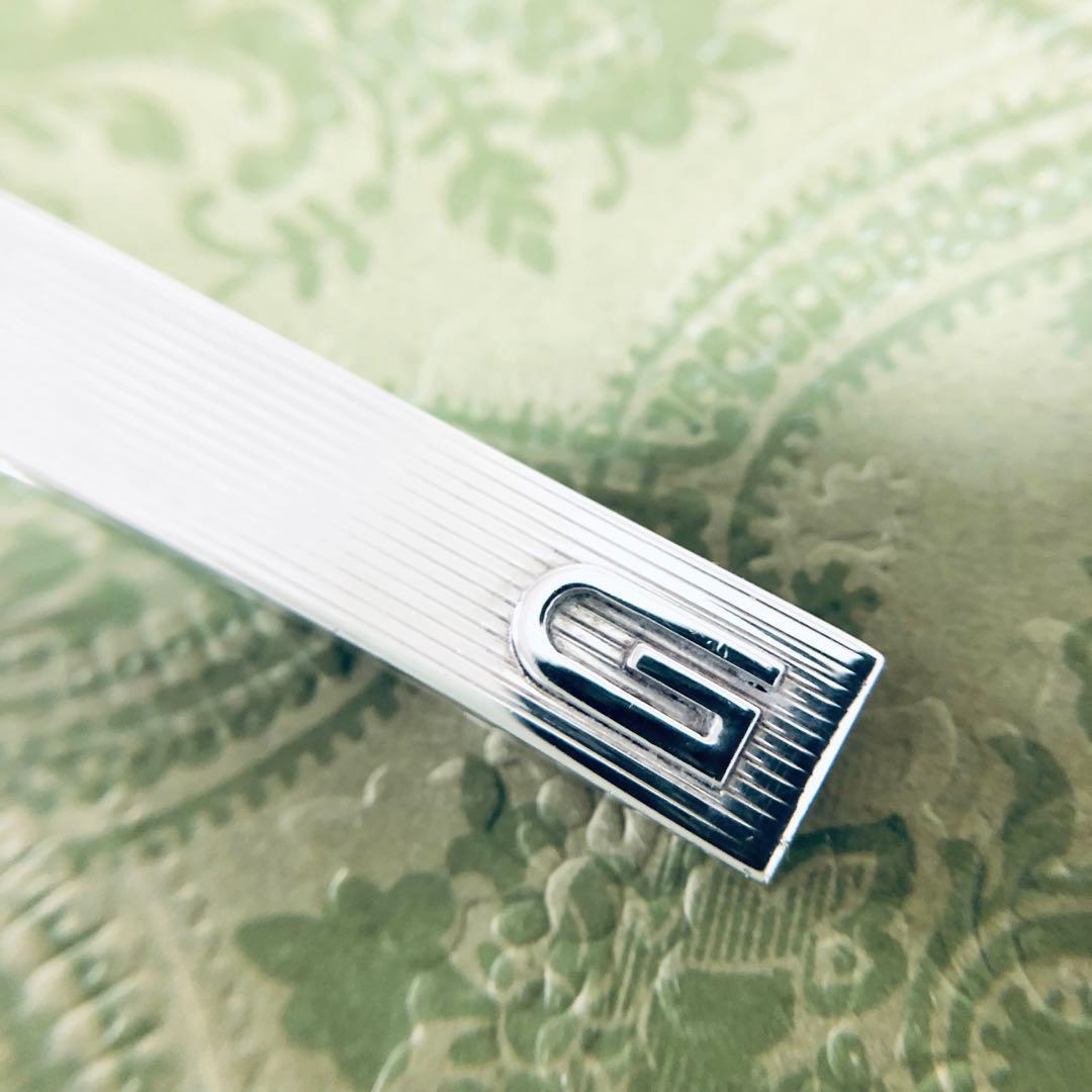 GUCCI Gロゴ ネクタイピン ダイバー シルバー J251027