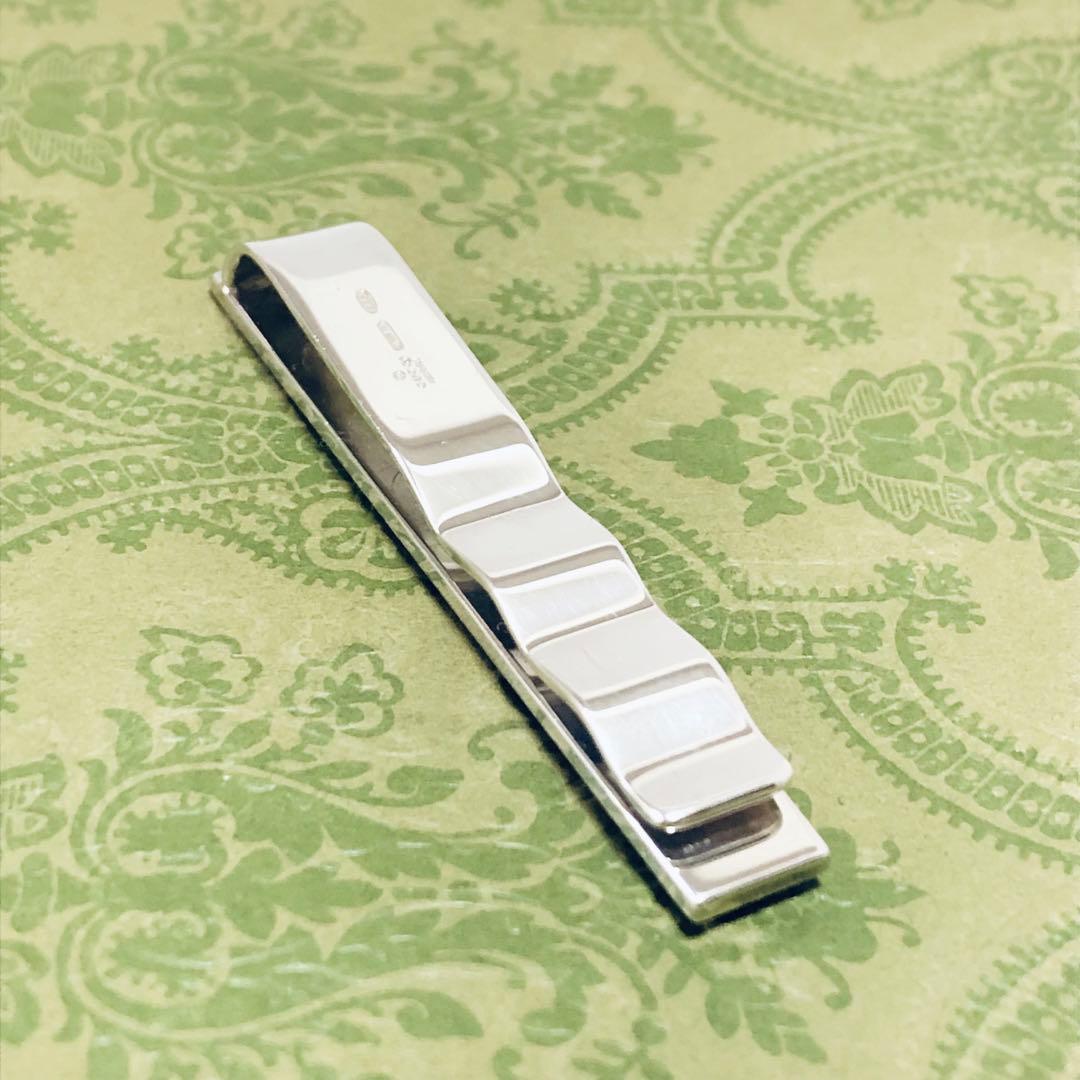 GUCCI Gロゴ ネクタイピン ダイバー シルバー J251027