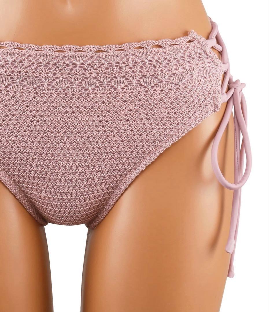 ふ*り様 ラメニットスカラップビキニ 水着 LIP SERVICE リップサービ