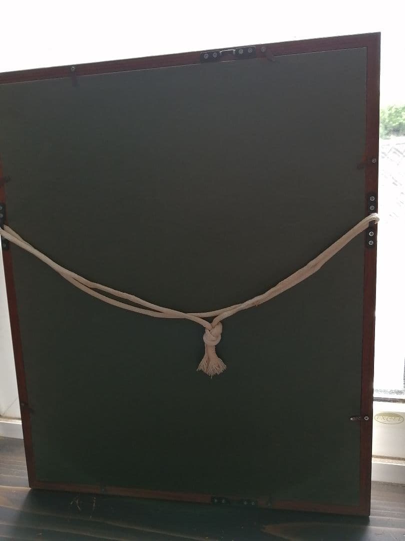 牧野宗則　木版画　額有り　リトグラフ　バラ　版画