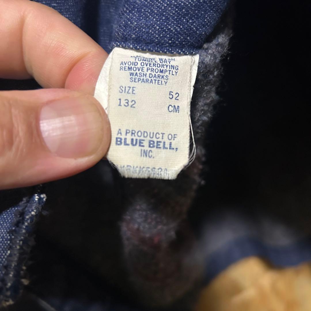 blue bell カバーオール ブルーベル 52 3XL デニム ビンテージ