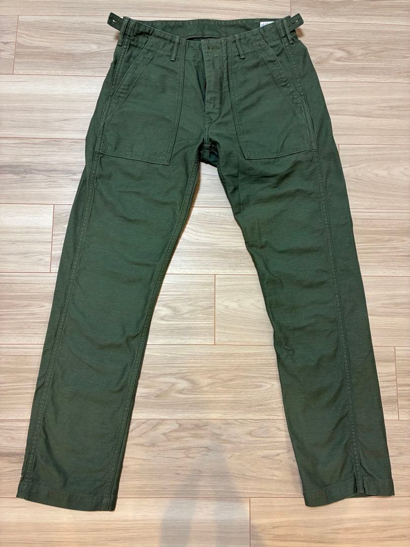 【美品】orslow オアスロウスリムフィット ファティーグパンツ　S
