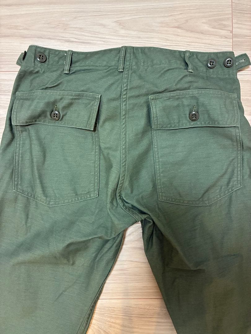 【美品】orslow オアスロウスリムフィット ファティーグパンツ　S