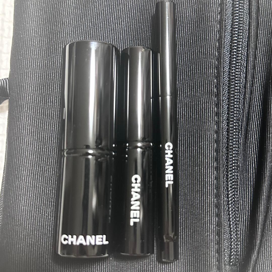 【新品】CHANEL メイクブラシセット 3点 ミラー