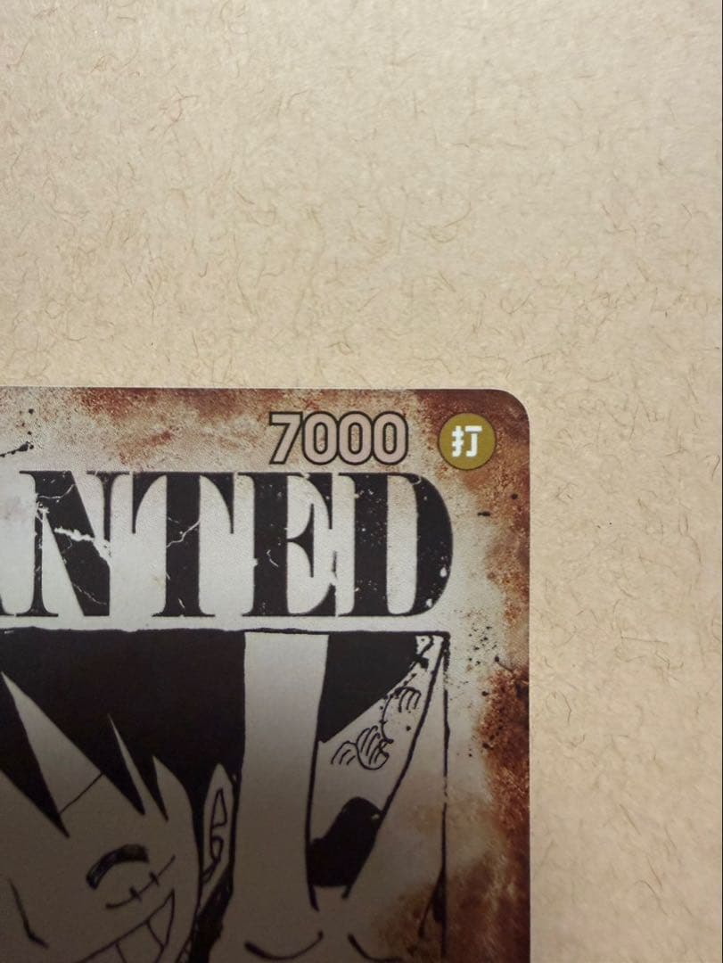 モンキー・D・ルフィ：手配書 SEC-SPC