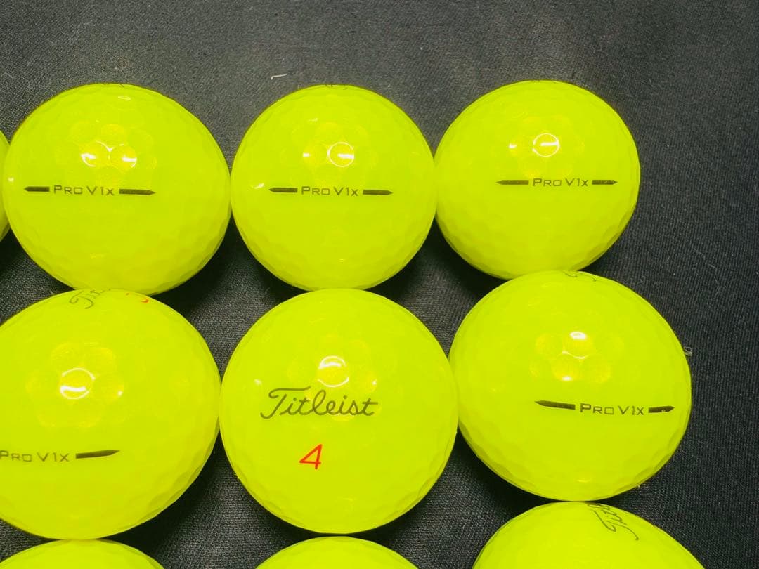 最新 タイトリストPRO V1X 2025年モデル 20個　　イエロー