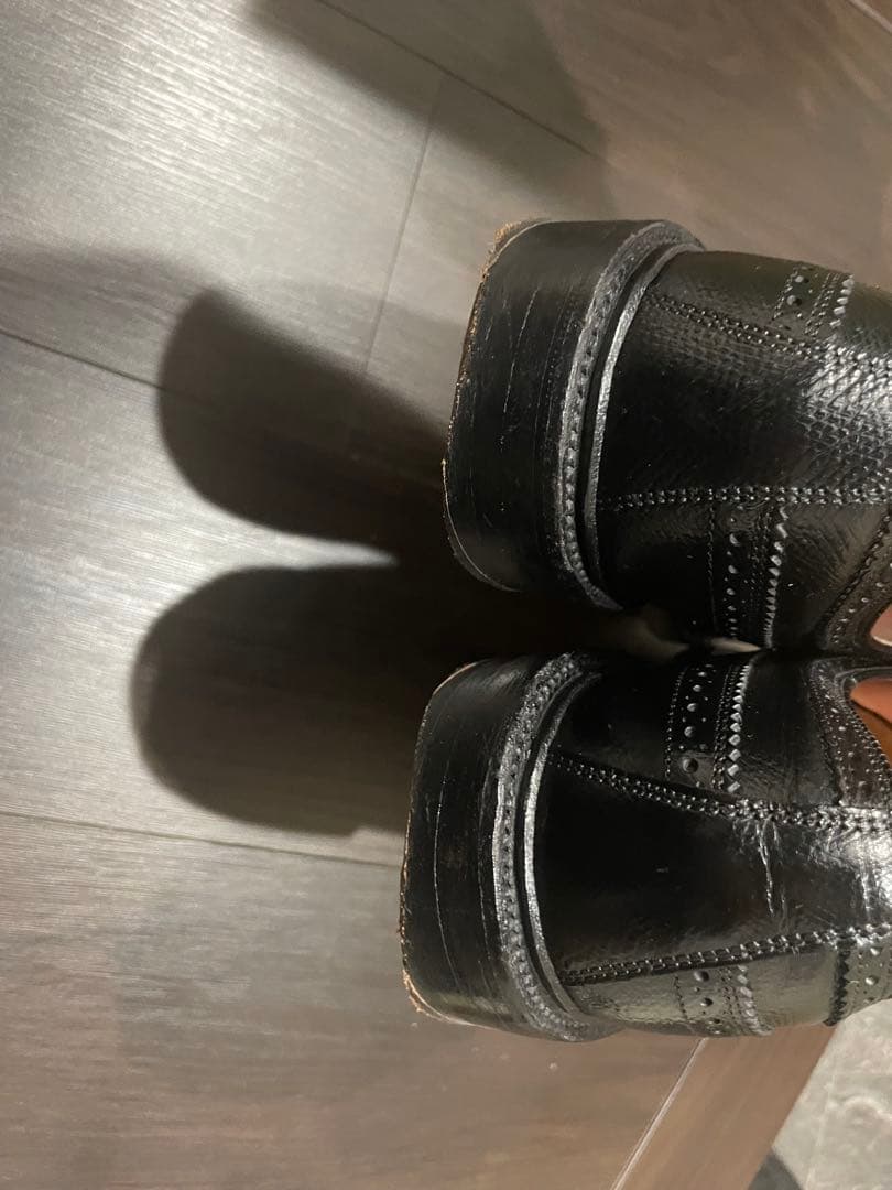 ハノーバー製 Sears ウイングチップ 黒 ビンテージ アメリカ靴