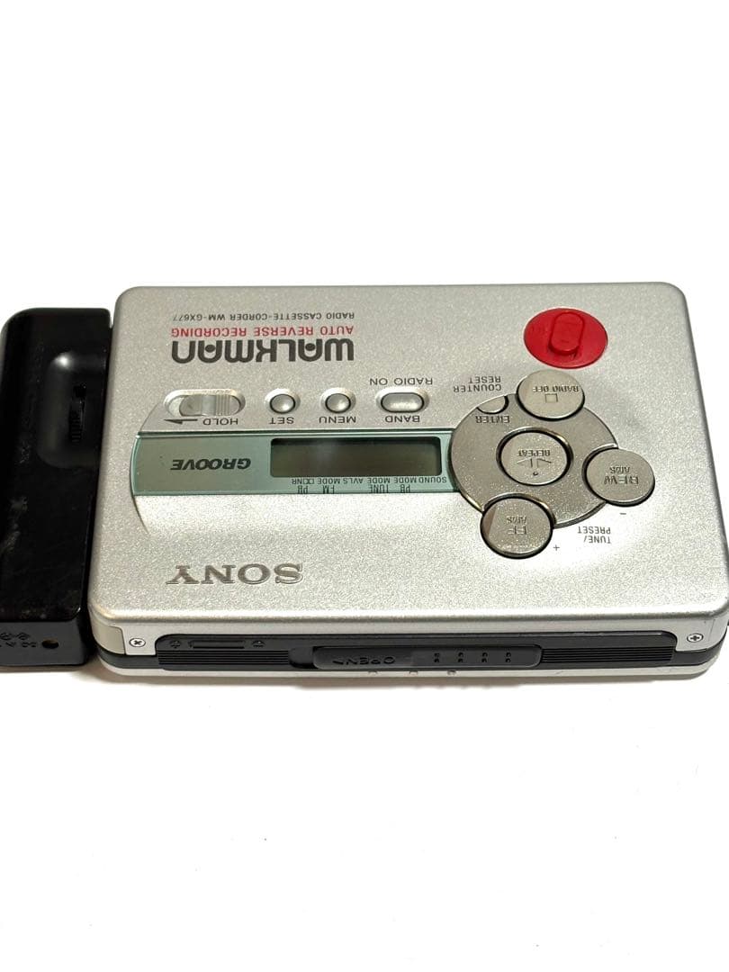 SONY ラジオ録音機能付き カセットウォークマン WM-GX677 整備品①