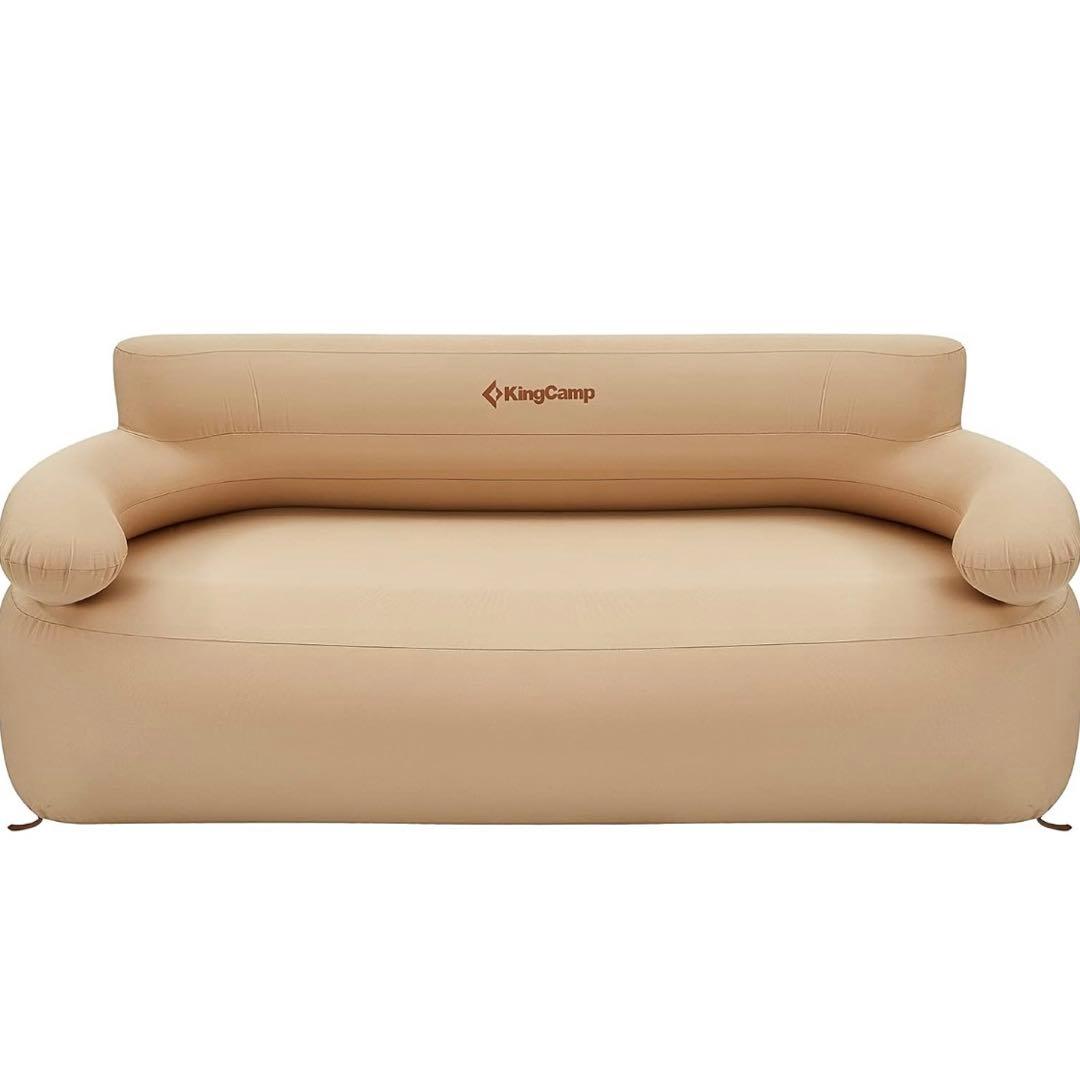 King Camp　エアソファー　ダブル　カーキ