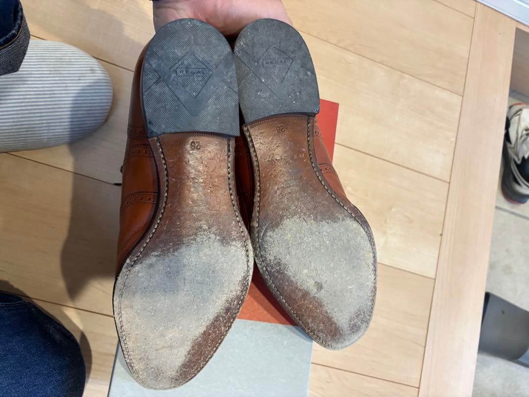 リーガルブラウン革靴