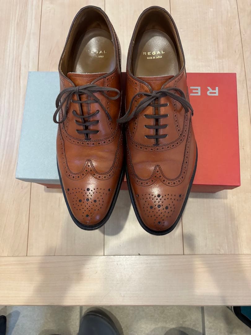 リーガルブラウン革靴