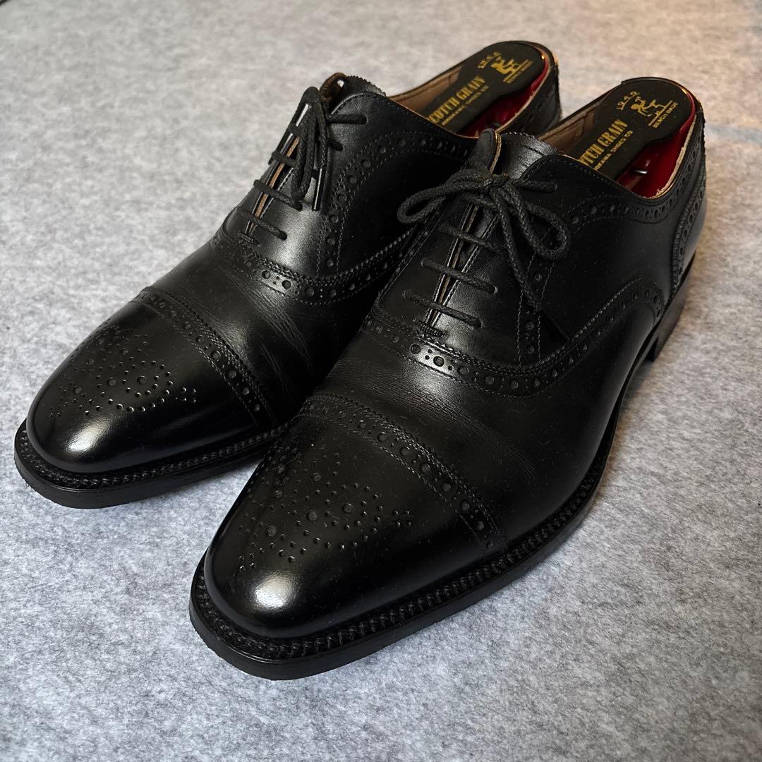 【美品】スコッチグレイン　インペリアルⅢ　ブラック　25cm