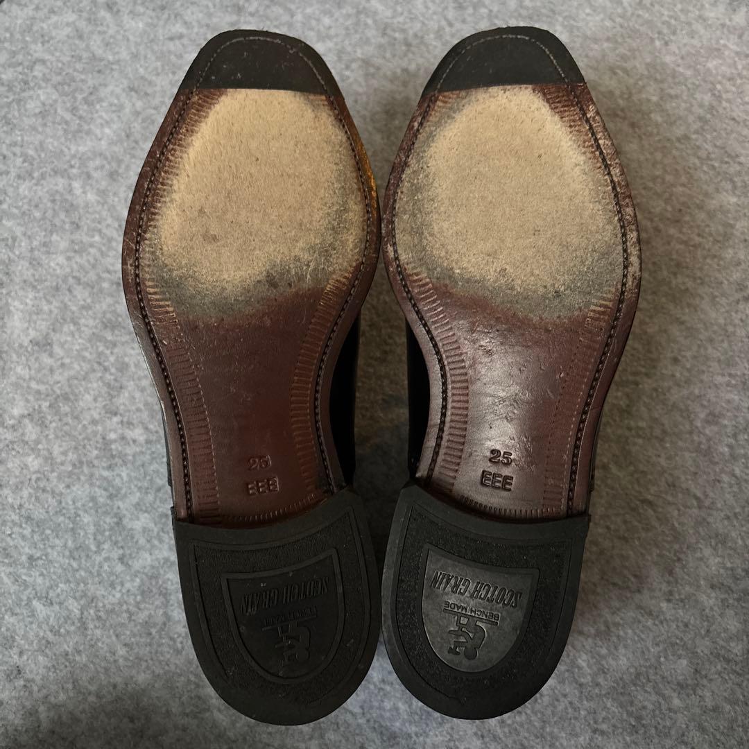 【美品】スコッチグレイン　インペリアルⅢ　ブラック　25cm