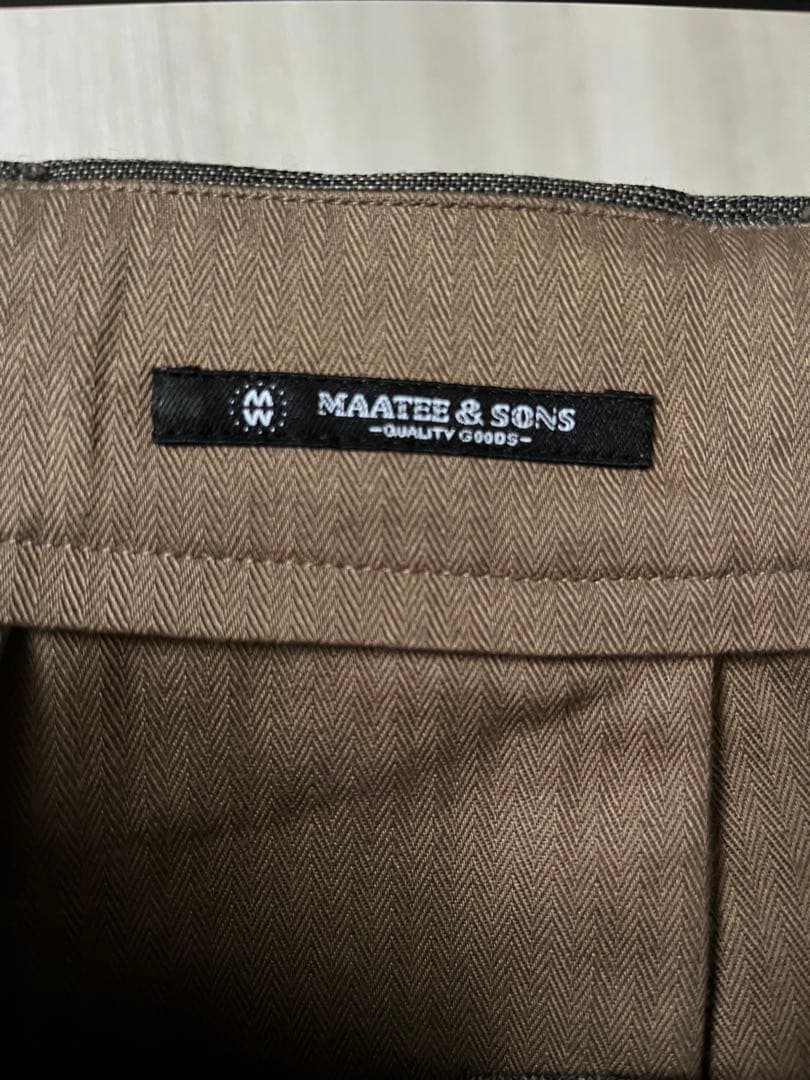 MAATEE&SONS MILITARY SLACKS 俺のGUN-PAN