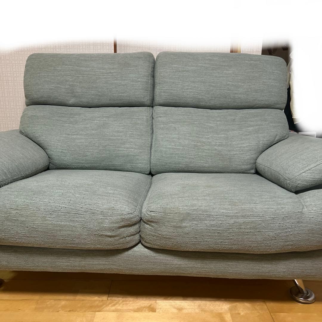 ニトリ 3人用ソファ キャッツ3 グリーン