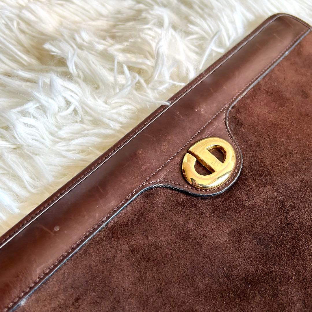 クリスチャンディオール Christian Dior クラッチ スウェード