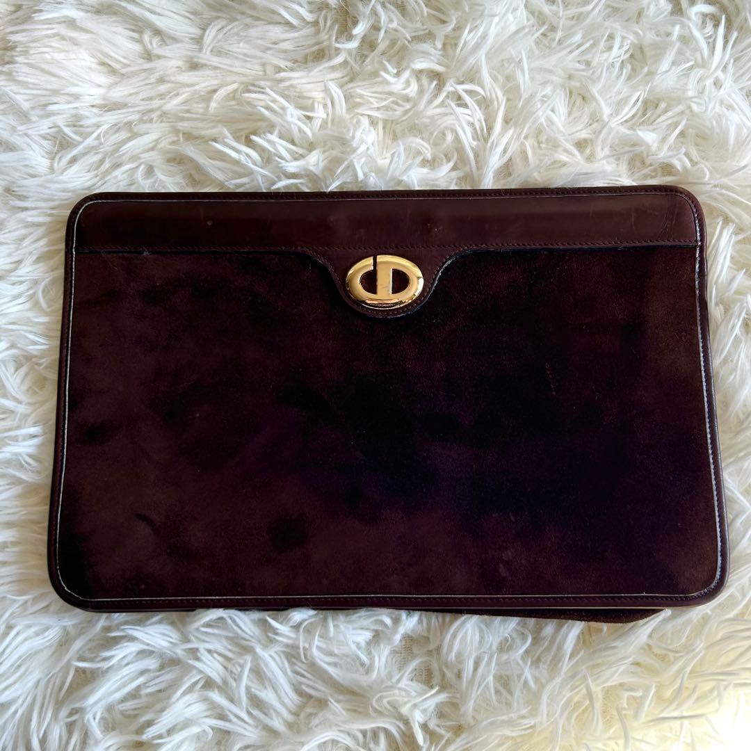 クリスチャンディオール Christian Dior クラッチ スウェード