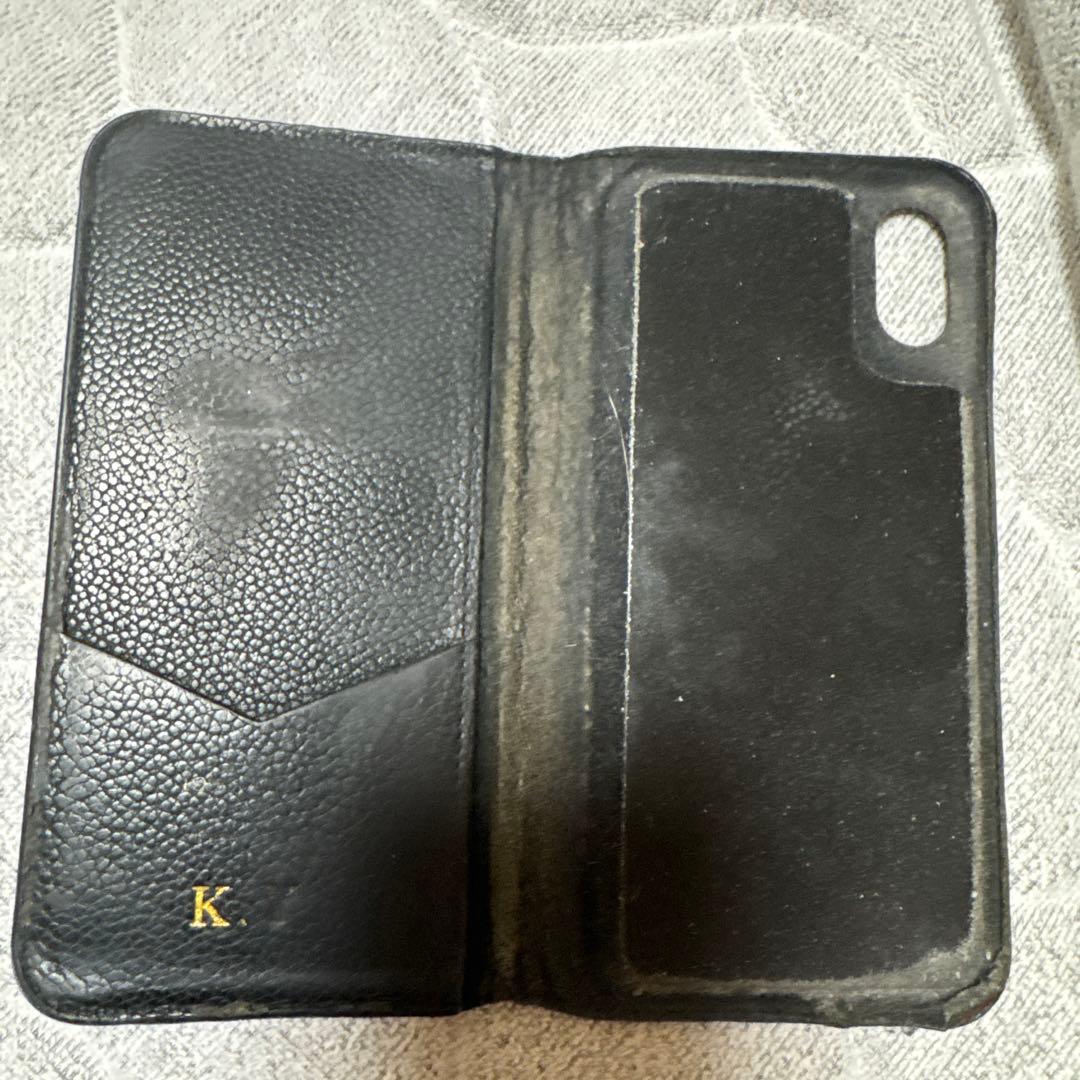 Louis Vuitton iPhone用手帳型ケース ブラック