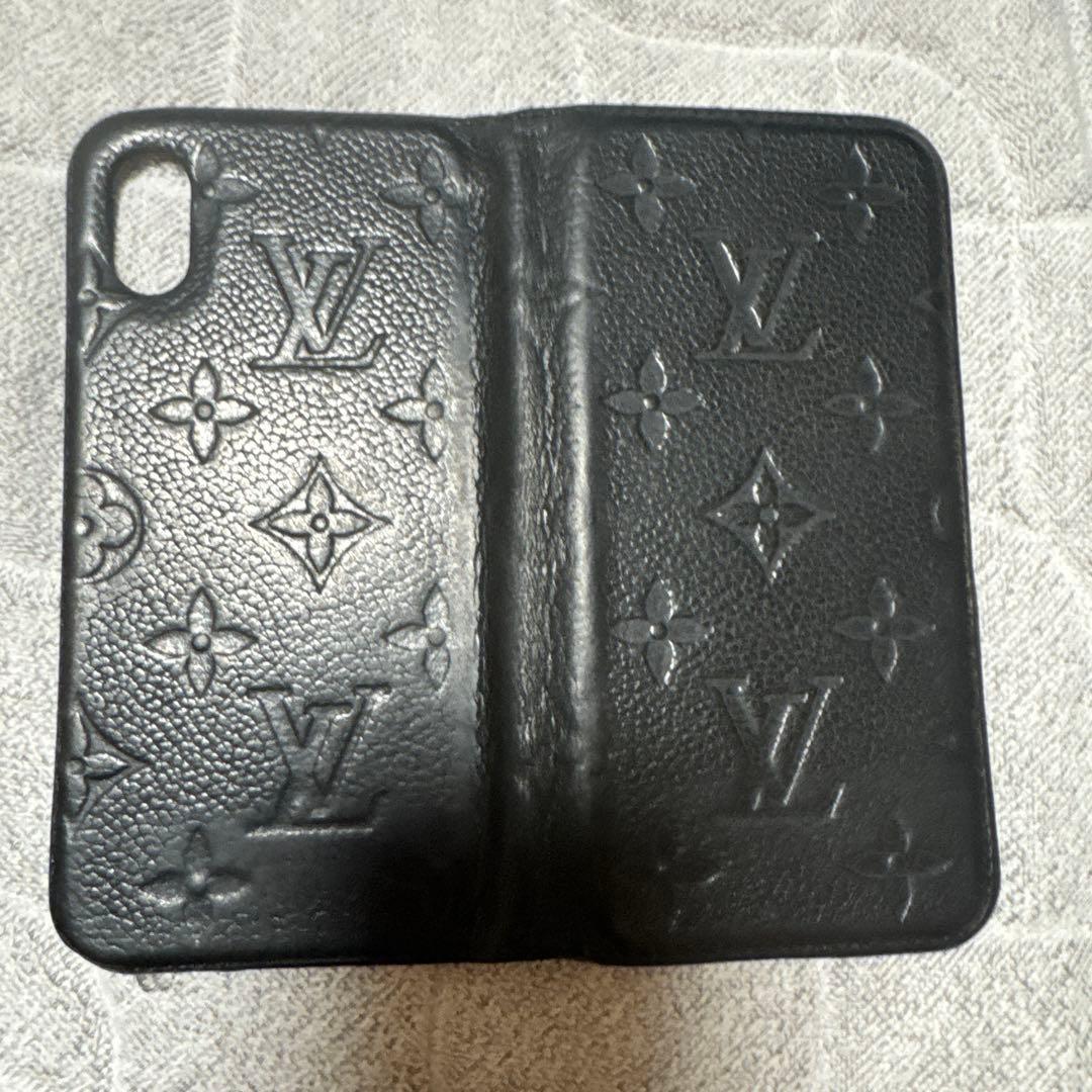 Louis Vuitton iPhone用手帳型ケース ブラック
