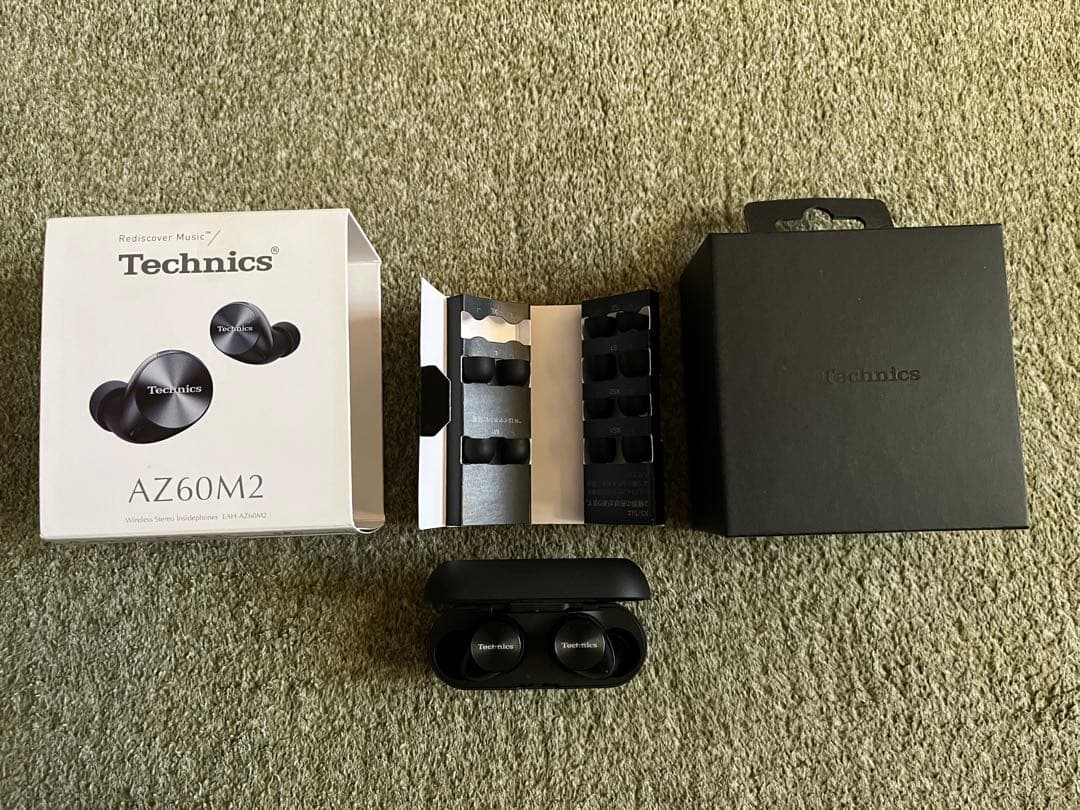 Technics ワイヤレスイヤホン AZ60M2 ブラック ほぼ未使用