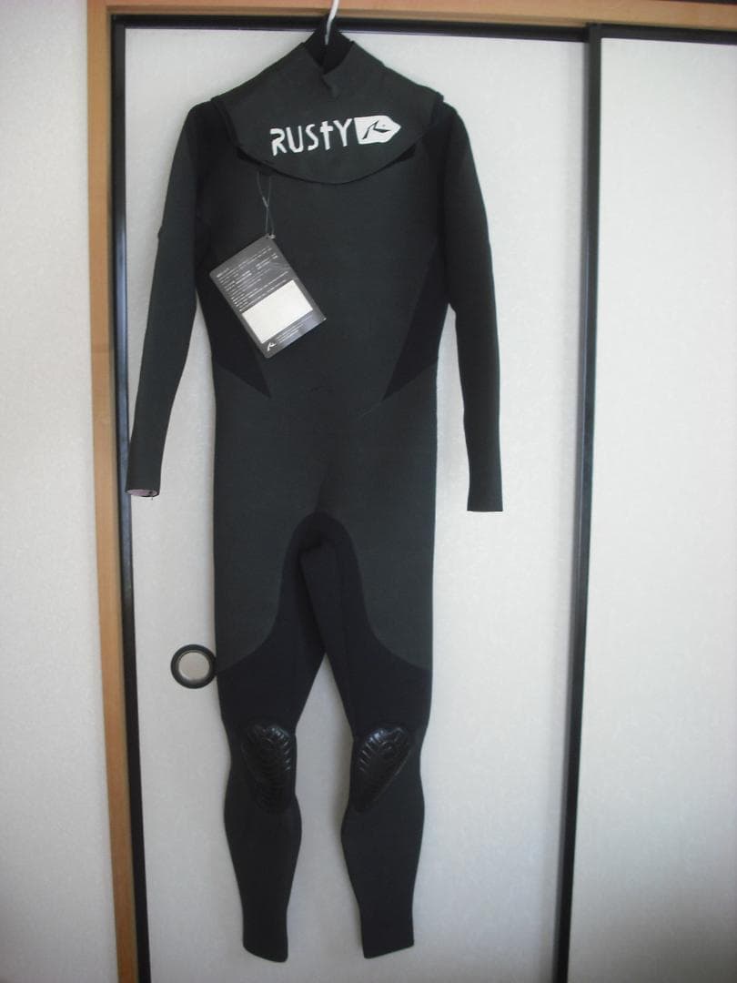 【未使用品タグ付】RUSTY ウエットスーツ（セミドライ　フルスーツ）既成L