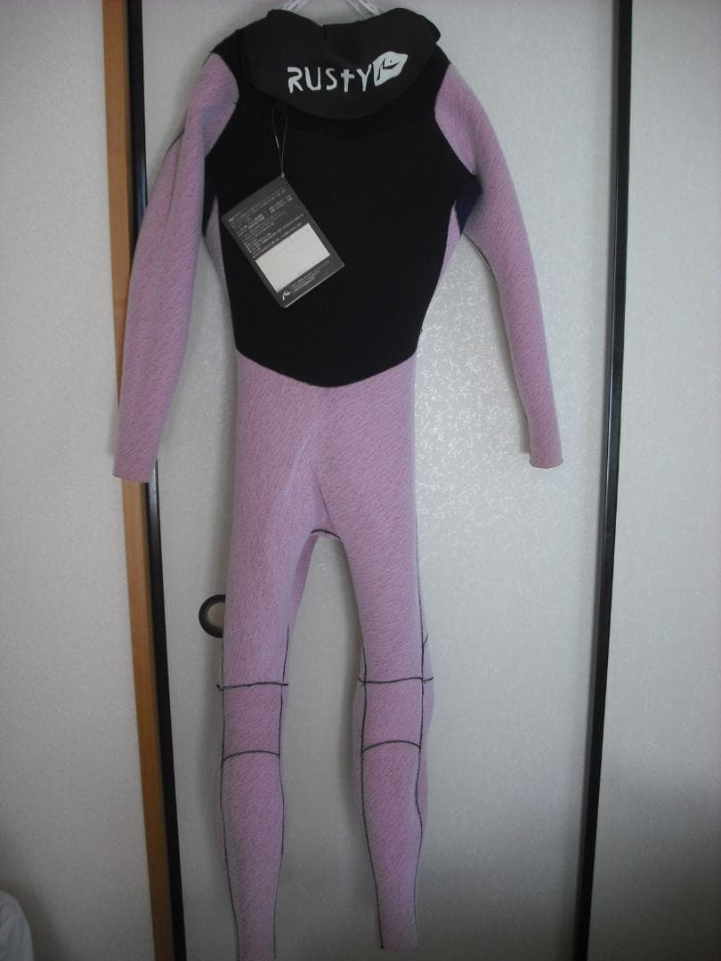 【未使用品タグ付】RUSTY ウエットスーツ（セミドライ　フルスーツ）既成L