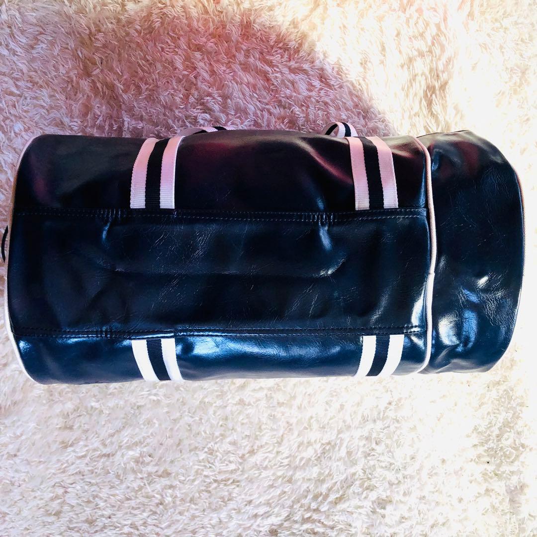 未使用✨フレッドペリー 2WAYボストンバック PVC 大容量 ネイビー 完売