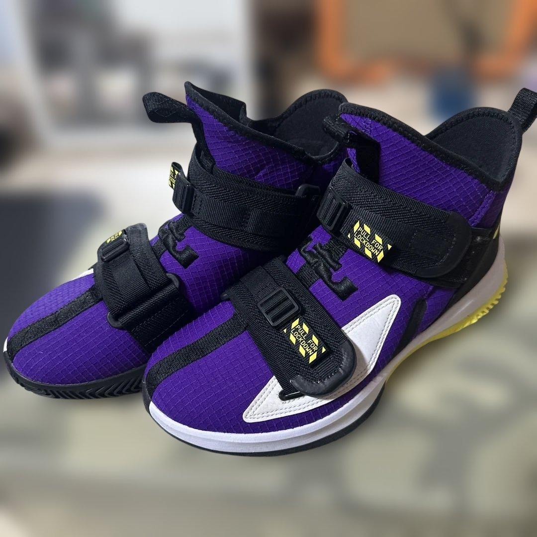 ⭐️美品⭐️2足NIKEレブロンソルジャー/紫とホワイト