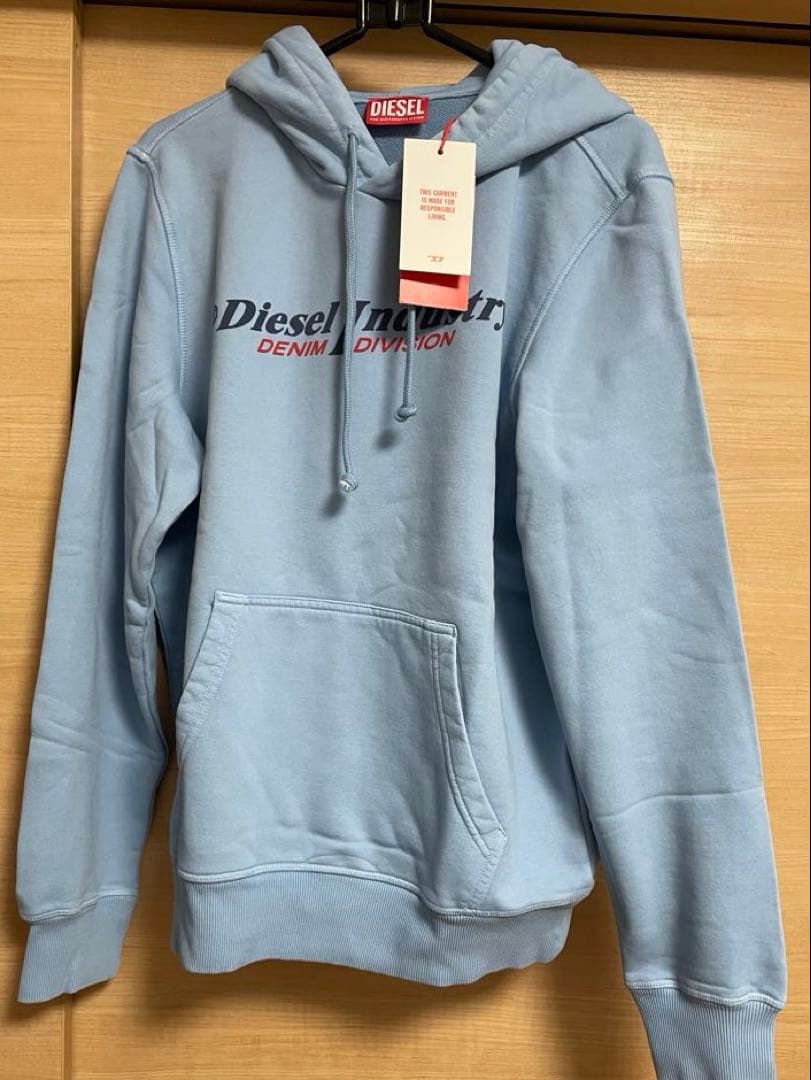 【新品未使用】Diesel フーディー ライトブルー スウェット セットアップ