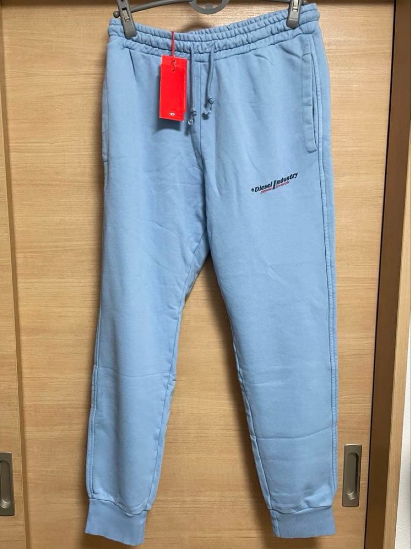 【新品未使用】Diesel フーディー ライトブルー スウェット セットアップ